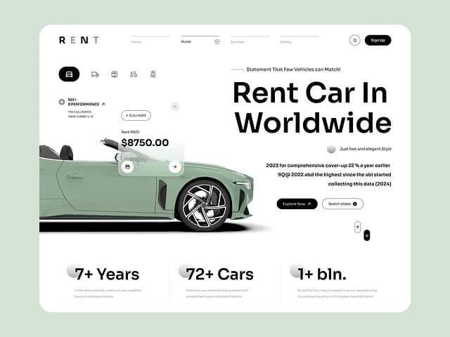 Car Rental website project